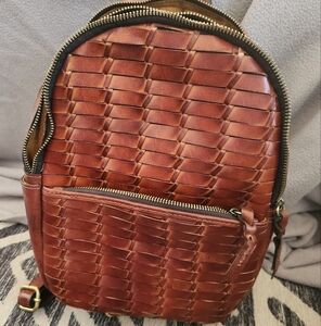 Leather Backpack Purse